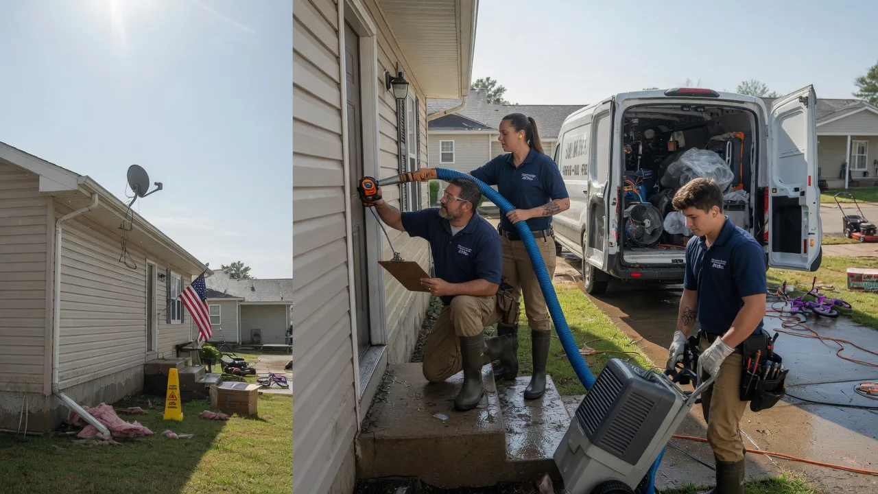 Ceiling Water Damage Restoration in Enterprise, WV near me